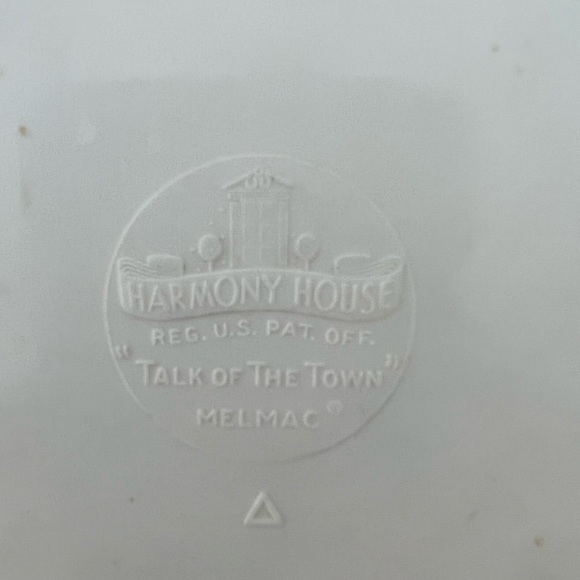 Vintage Harmony plastic salad plate “Talk of the Town” melmac - Picture 3 of 5